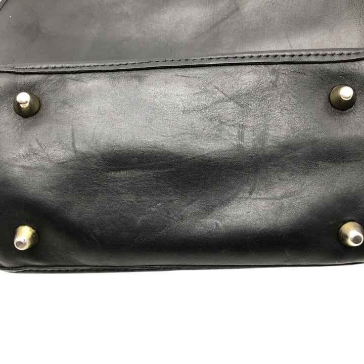 90'S Coach Old Coach Shoulder Bag, Made in USA, Vintage genuine leather black type Vintage Second Hand