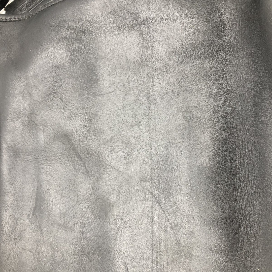 90'S Coach Old Coach Shoulder Bag, Made in USA, Vintage genuine leather black type Vintage Second Hand