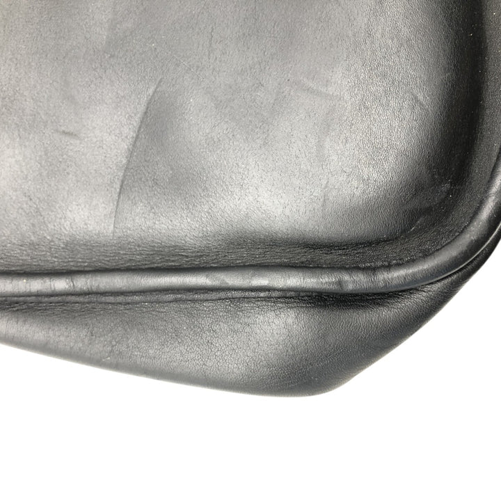 90'S Coach Old Coach Shoulder Bag, Made in USA, Vintage genuine leather black type Vintage Second Hand