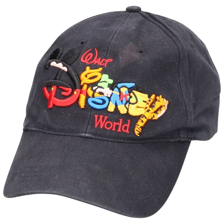 Disney Walt Disney World Baseball Cap (One Size Fits All) cotton black type Vintage Second Hand