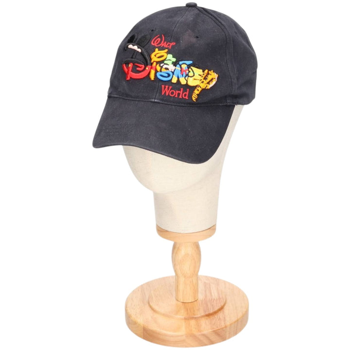 Disney Walt Disney World Baseball Cap (One Size Fits All) cotton black type Vintage Second Hand