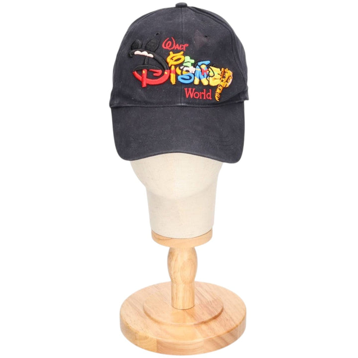 Disney Walt Disney World Baseball Cap (One Size Fits All) cotton black type Vintage Second Hand