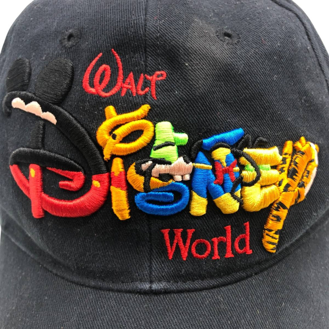Disney Walt Disney World Baseball Cap (One Size Fits All) cotton black type Vintage Second Hand