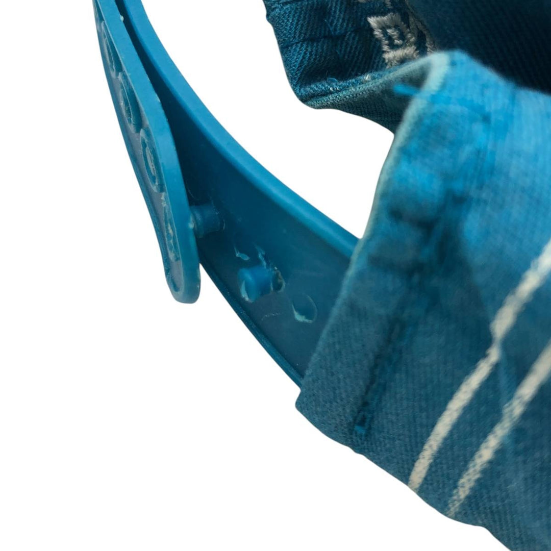 90'S Starter Stripe Pattern NBA Charlotte Hornets Two-Tone Baseball Cap, One Size Fits All cotton purple type Vintage Second Hand