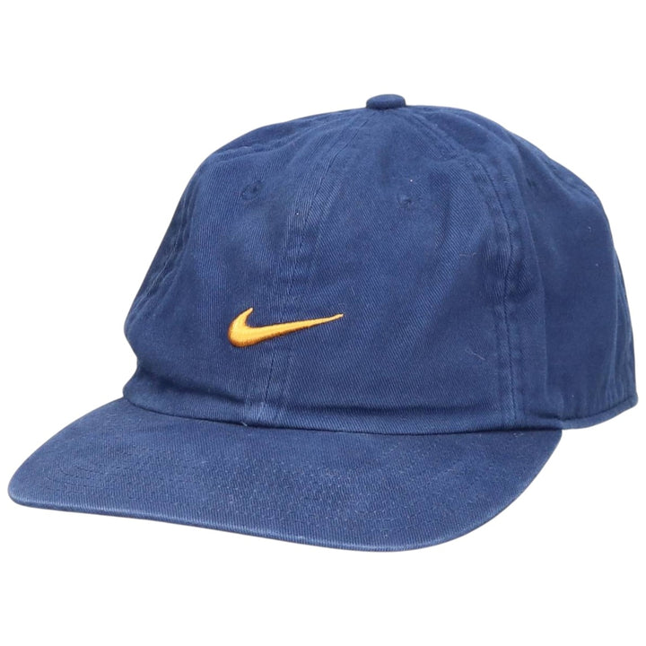 90'S Nike Baseball Cap, Free Size, Vintage cotton navy blue type Vintage Second Hand