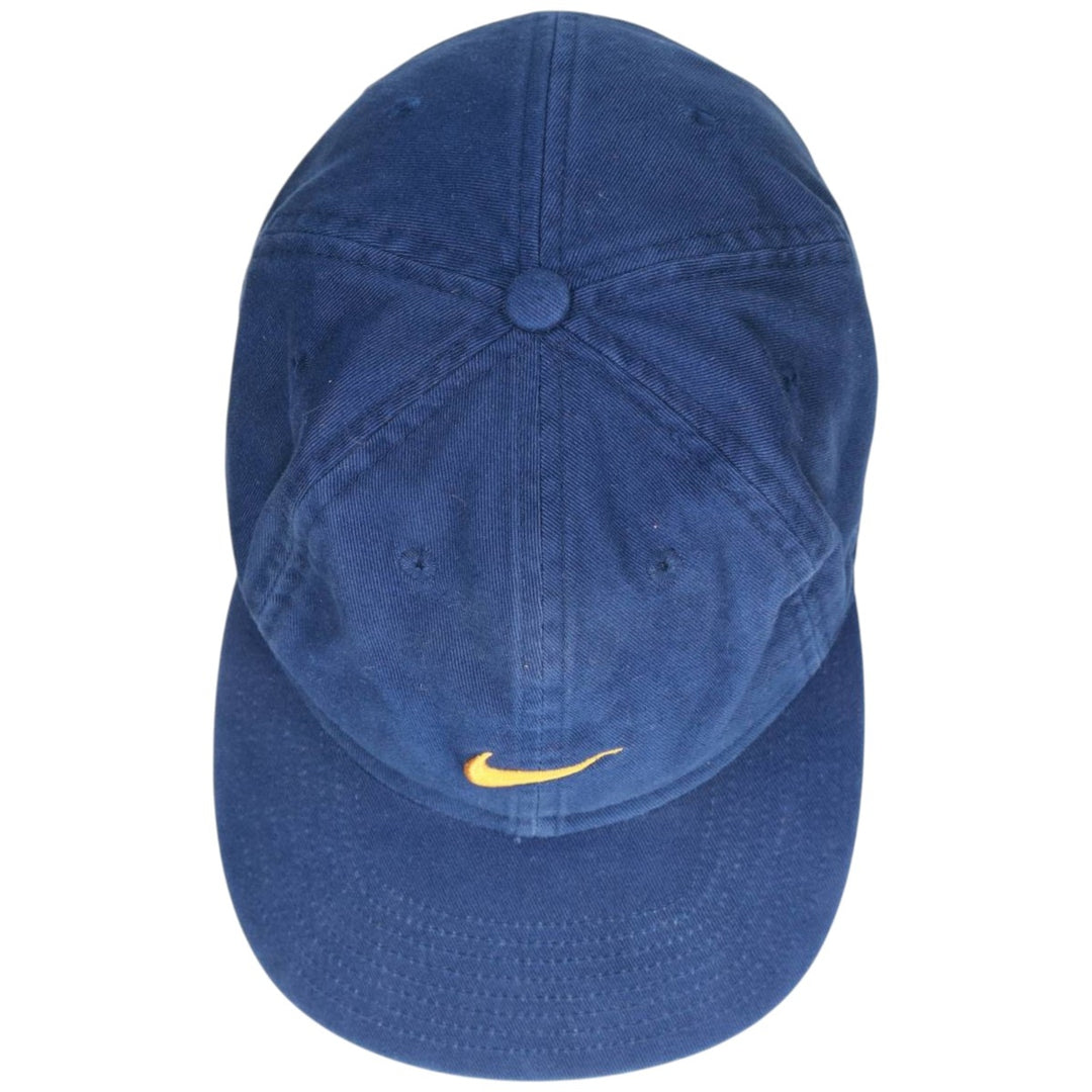 90'S Nike Baseball Cap, Free Size, Vintage cotton navy blue type Vintage Second Hand