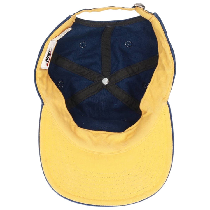 90'S Nike Baseball Cap, Free Size, Vintage cotton navy blue type Vintage Second Hand