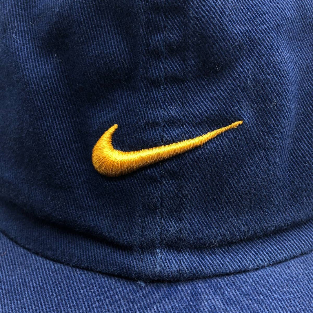 90'S Nike Baseball Cap, Free Size, Vintage cotton navy blue type Vintage Second Hand