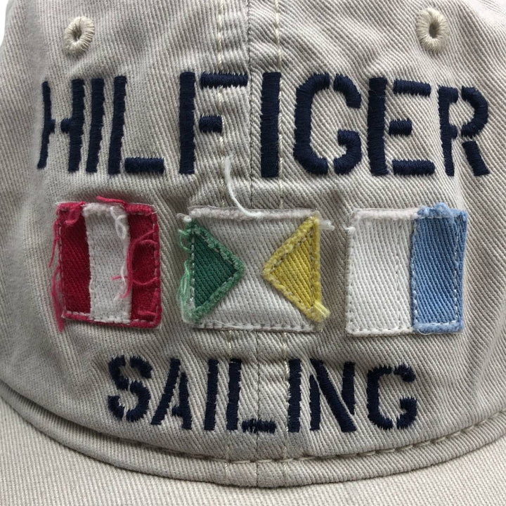 Tommy Hilfiger Baseball Cap Free Size cotton Beige type Vintage Second Hand