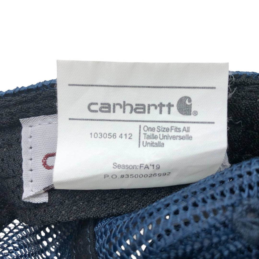 Carhartt Mesh Cap Free Size cotton navy blue type Vintage Second Hand