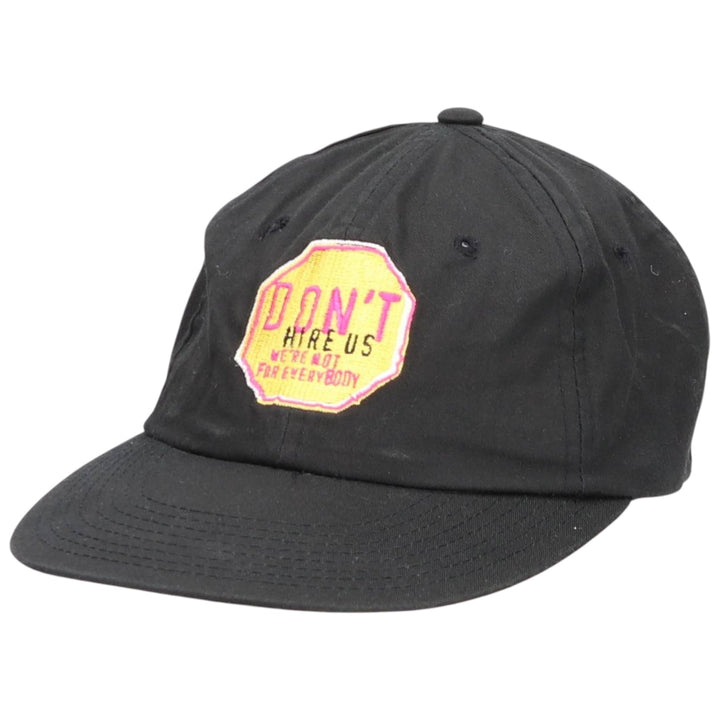 Vintage 90'S YUPOONG Advertising Baseball Cap, One Size Fits All cotton black type Vintage Second Hand