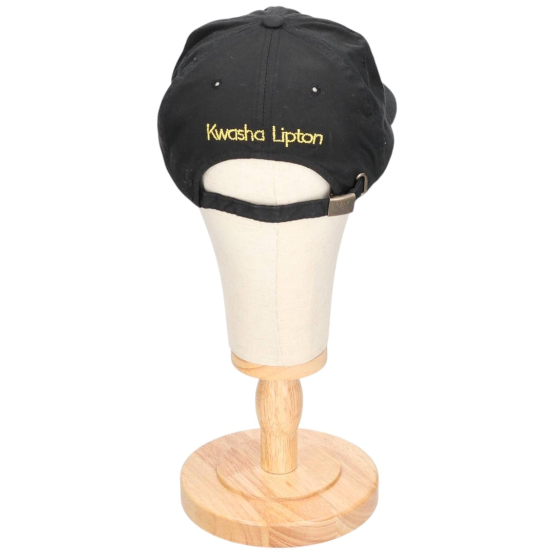 Vintage 90'S YUPOONG Advertising Baseball Cap, One Size Fits All cotton black type Vintage Second Hand