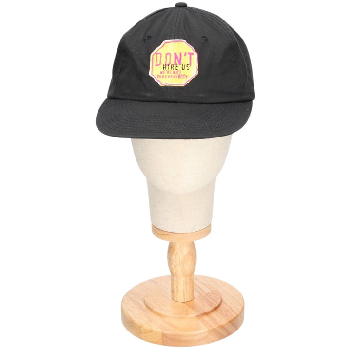 Vintage 90'S YUPOONG Advertising Baseball Cap, One Size Fits All cotton black type Vintage Second Hand