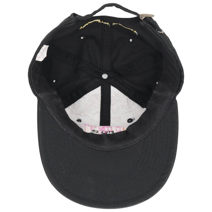Vintage 90'S YUPOONG Advertising Baseball Cap, One Size Fits All cotton black type Vintage Second Hand