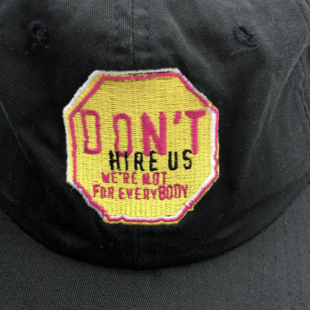 Vintage 90'S YUPOONG Advertising Baseball Cap, One Size Fits All cotton black type Vintage Second Hand