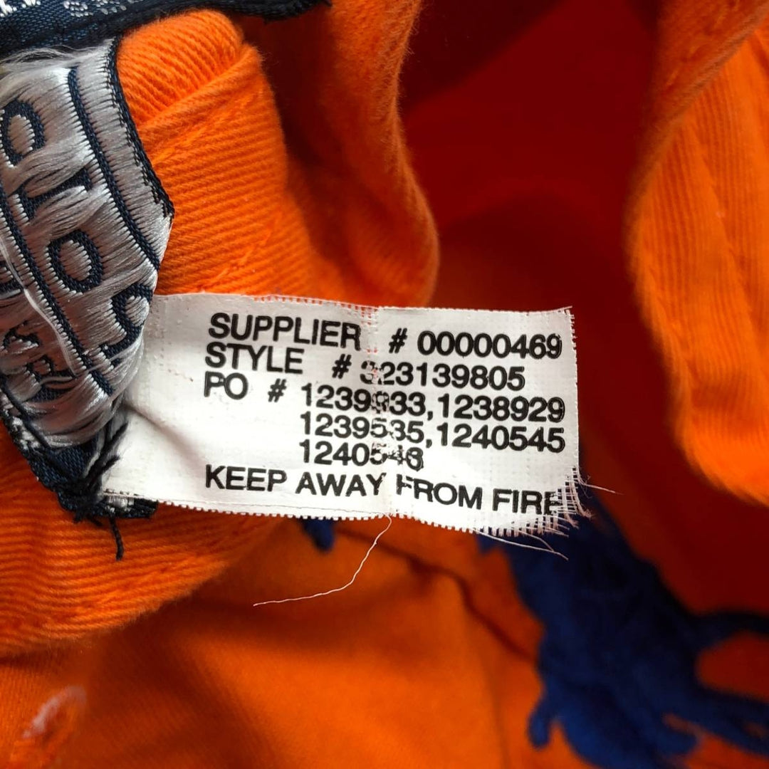 Ralph Lauren POLO by Ralph Lauren Big Pony Baseball Cap, One Size Fits Most cotton orange type Vintage Second Hand