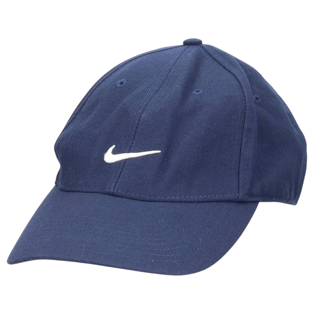 00'S Nike Baseball Cap Free Size wool navy blue type Vintage Second Hand