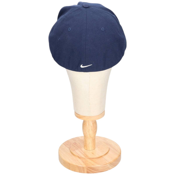00'S Nike Baseball Cap Free Size wool navy blue type Vintage Second Hand