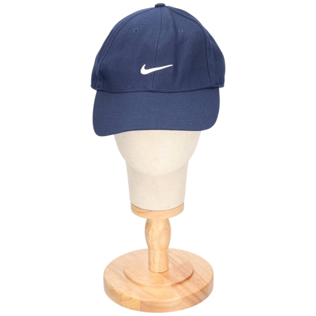 00'S Nike Baseball Cap Free Size wool navy blue type Vintage Second Hand
