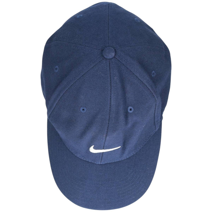 00'S Nike Baseball Cap Free Size wool navy blue type Vintage Second Hand