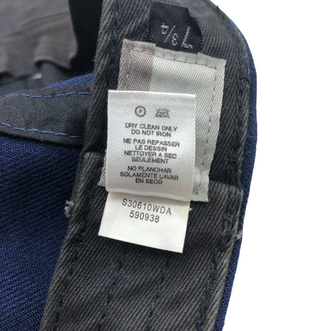 00'S Nike Baseball Cap Free Size wool navy blue type Vintage Second Hand