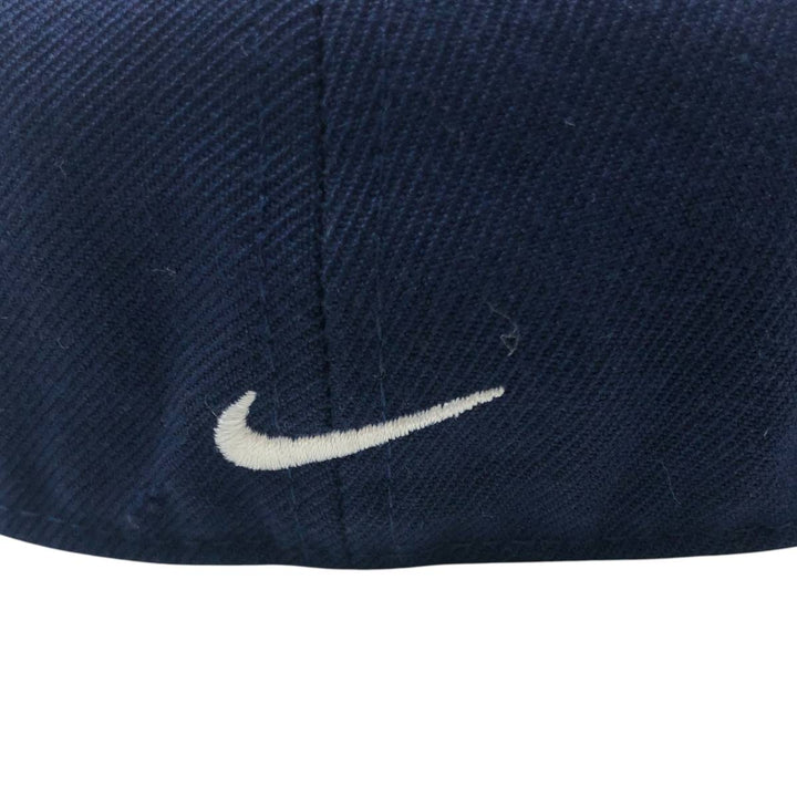 00'S Nike Baseball Cap Free Size wool navy blue type Vintage Second Hand