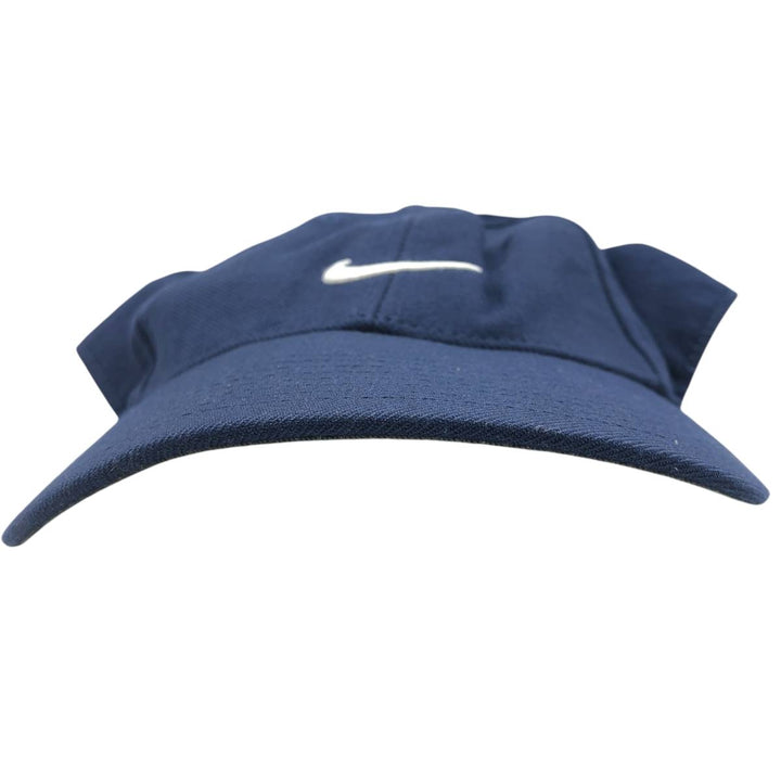 00'S Nike Baseball Cap Free Size wool navy blue type Vintage Second Hand