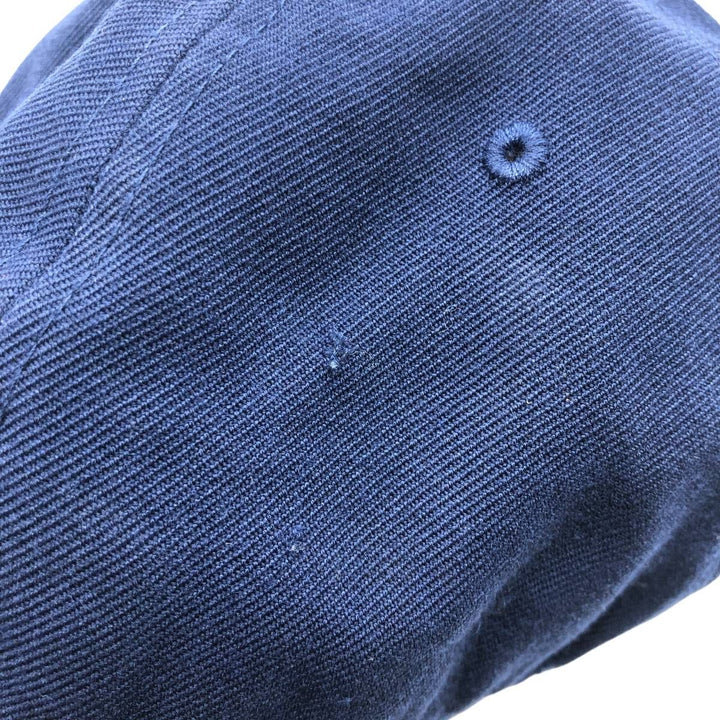00'S Nike Baseball Cap Free Size wool navy blue type Vintage Second Hand