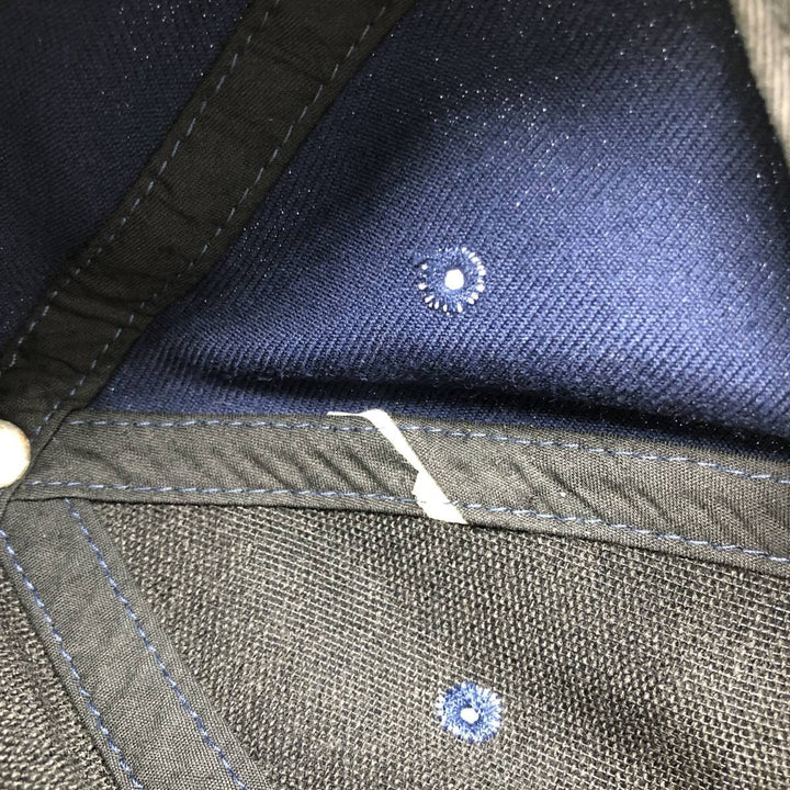 00'S Nike Baseball Cap Free Size wool navy blue type Vintage Second Hand