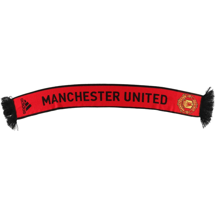 Adidas Premier League Manchester United FC Acrylic Scarf, Made in Germany, Soccer acrylic red type Vintage Second Hand