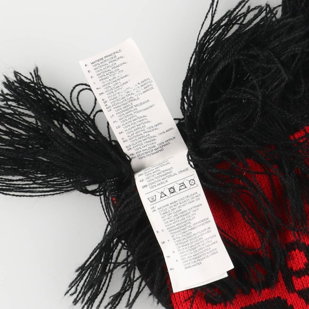 Adidas Premier League Manchester United FC Acrylic Scarf, Made in Germany, Soccer acrylic red type Vintage Second Hand