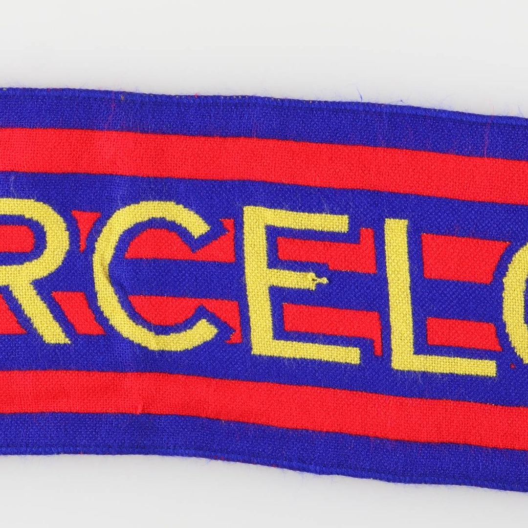 LA LIGA FC BARCELONA FC Barcelona soccer scarf unclear red type Vintage Second Hand