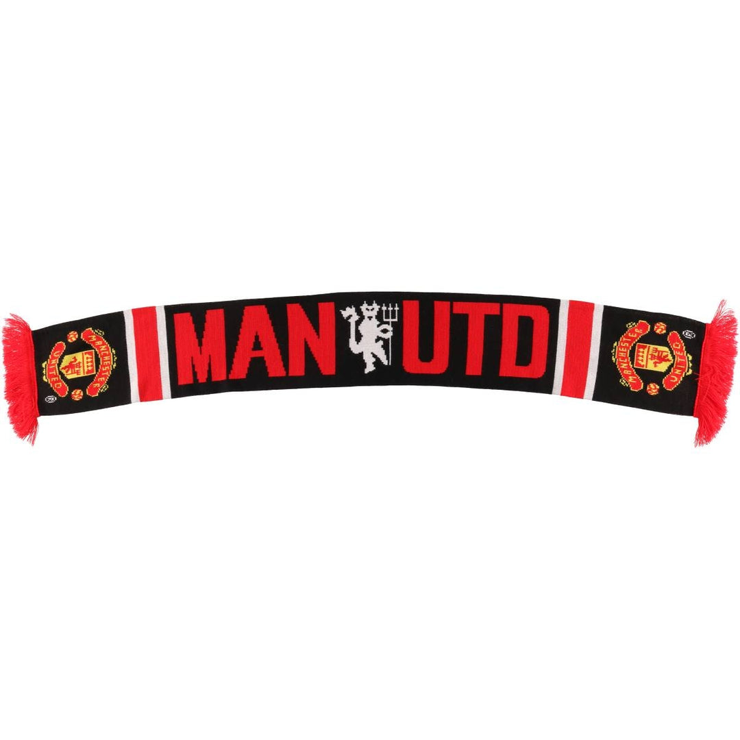 PREMIER LEAGE Premier League MANCHESTER UNITED FC Manchester United Soccer Acrylic Scarf acrylic red type Vintage Second Hand