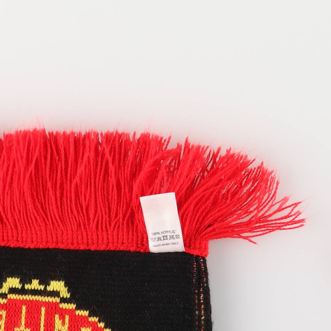 PREMIER LEAGE Premier League MANCHESTER UNITED FC Manchester United Soccer Acrylic Scarf acrylic red type Vintage Second Hand