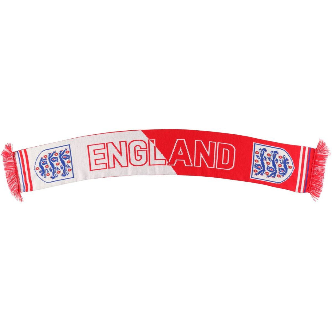 England National Football Team Acrylic Scarf Made in the UK acrylic red type Vintage Second Hand