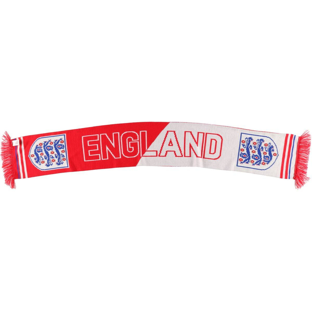 England National Football Team Acrylic Scarf Made in the UK acrylic red type Vintage Second Hand