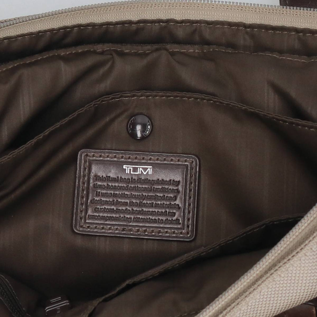 TUMI ALPHA COMPANION TOTE business bag Nylon gray type Vintage Second Hand