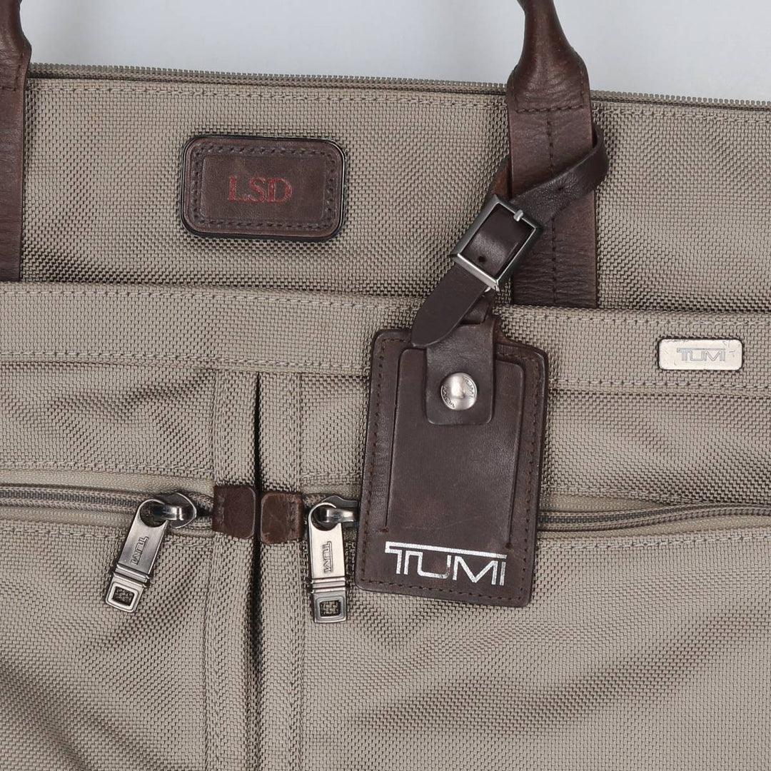 TUMI ALPHA COMPANION TOTE business bag Nylon gray type Vintage Second Hand