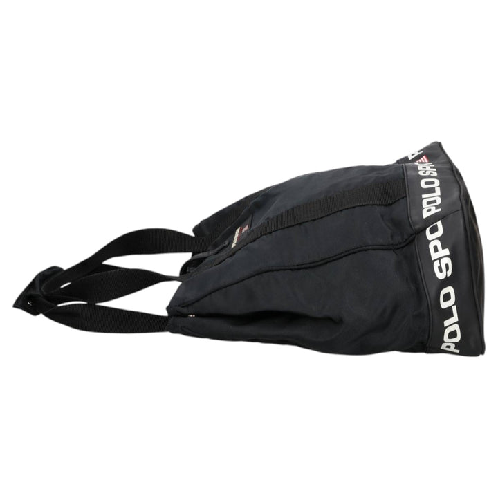 Vintage 90'S Ralph Lauren POLO SPORT Stars and Stripes Tote Bag Nylon black type Vintage Second Hand