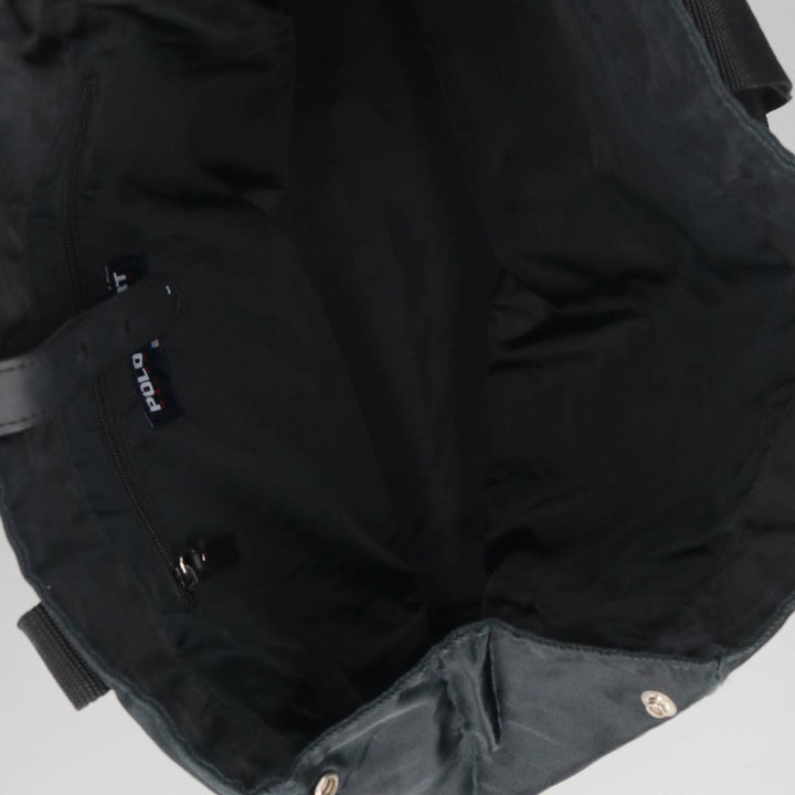 Vintage 90'S Ralph Lauren POLO SPORT Stars and Stripes Tote Bag Nylon black type Vintage Second Hand