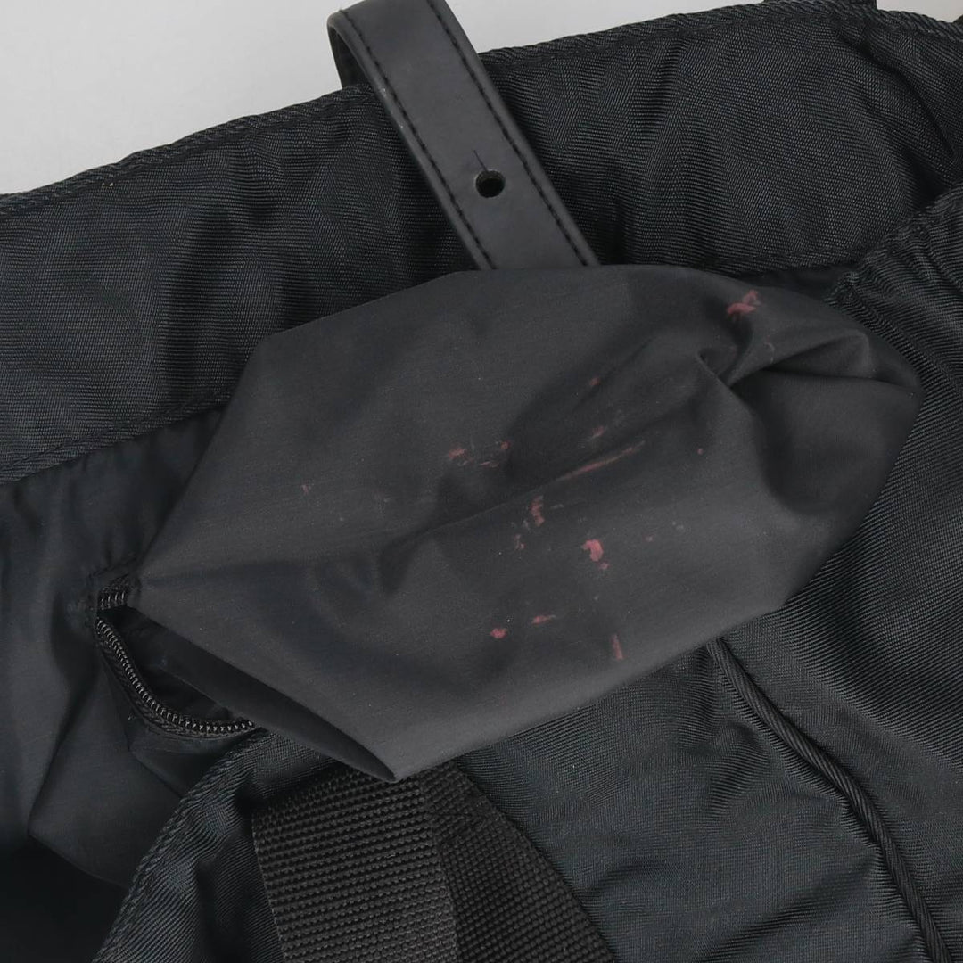 Vintage 90'S Ralph Lauren POLO SPORT Stars and Stripes Tote Bag Nylon black type Vintage Second Hand