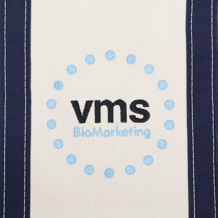 LLBean BOAT AND TOTE Advertising Tote Bag Made in USA cotton Beige type Vintage Second Hand