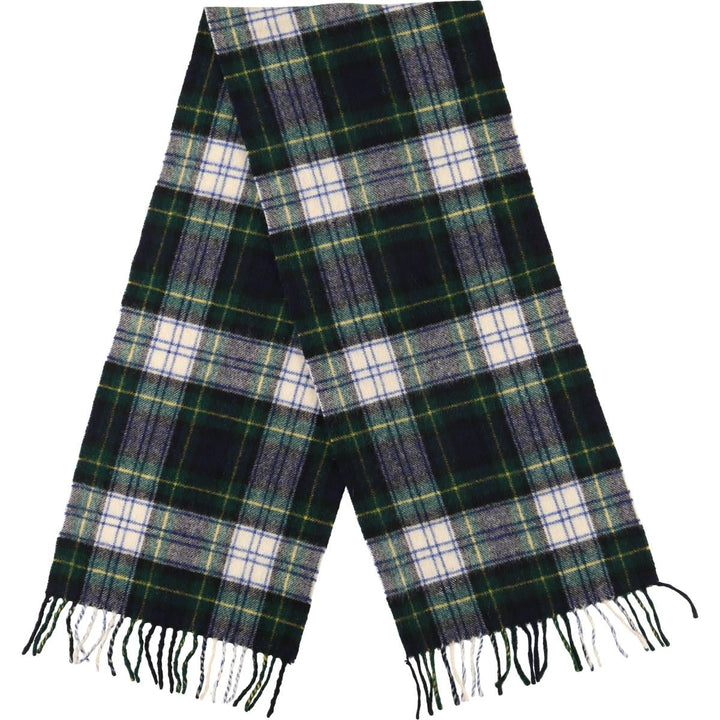 Burberry's LONDON tartan wool scarf unclear Green type dark green Vintage Second Hand