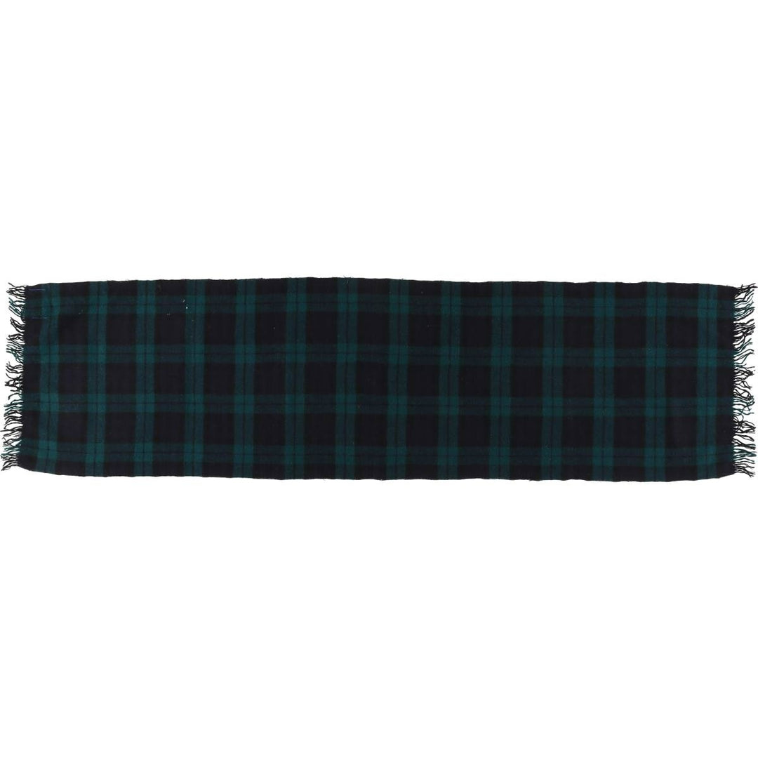 Vintage 1960'S Pendleton Blackwatch Check Wool Scarf wool Green type dark green Vintage Second Hand