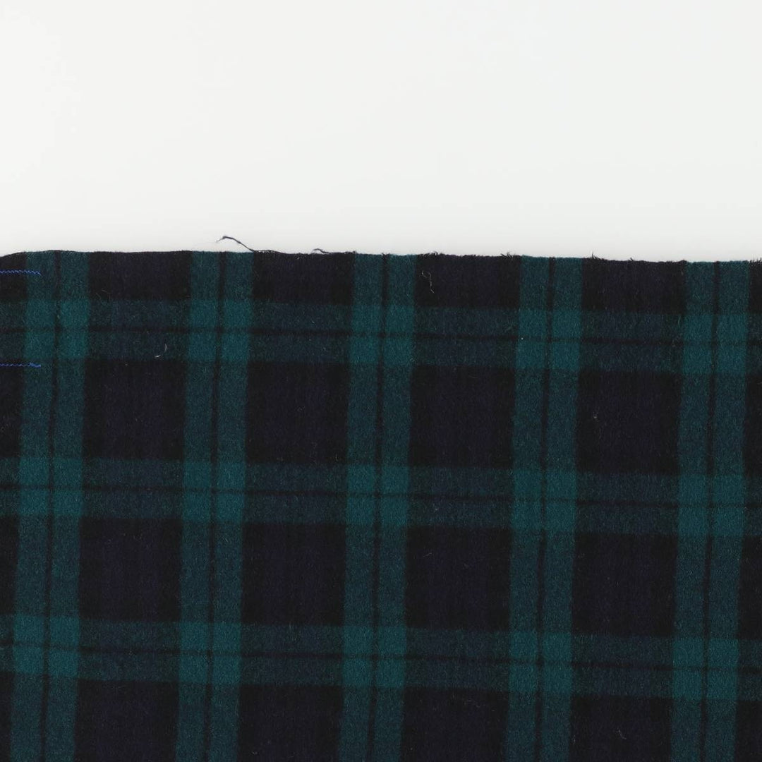 Vintage 1960'S Pendleton Blackwatch Check Wool Scarf wool Green type dark green Vintage Second Hand