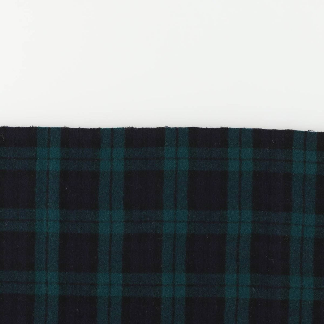 Vintage 1960'S Pendleton Blackwatch Check Wool Scarf wool Green type dark green Vintage Second Hand