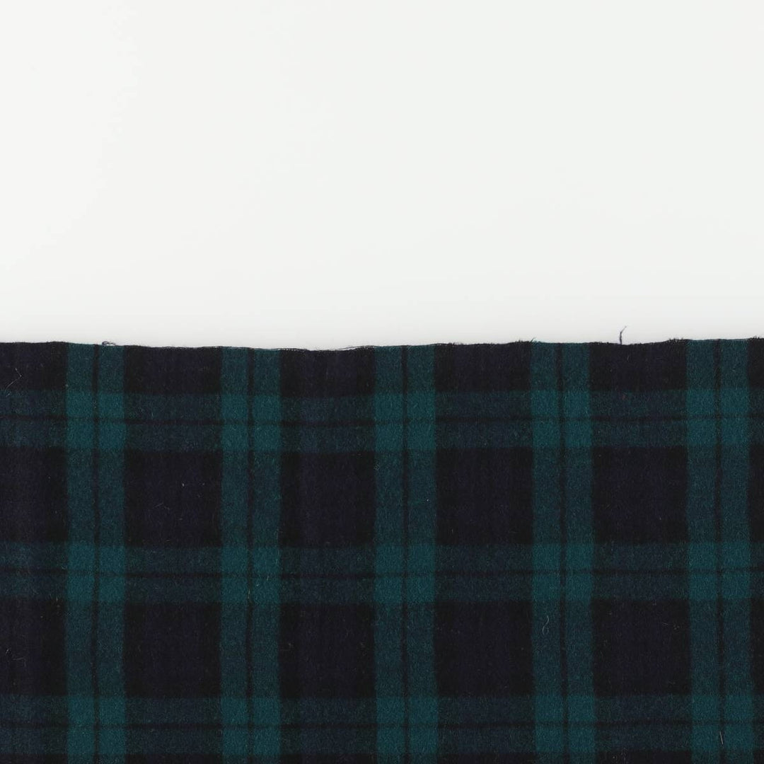 Vintage 1960'S Pendleton Blackwatch Check Wool Scarf wool Green type dark green Vintage Second Hand