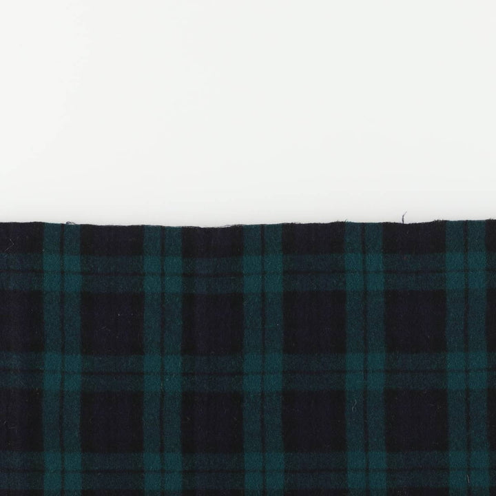 Vintage 1960'S Pendleton Blackwatch Check Wool Scarf wool Green type dark green Vintage Second Hand