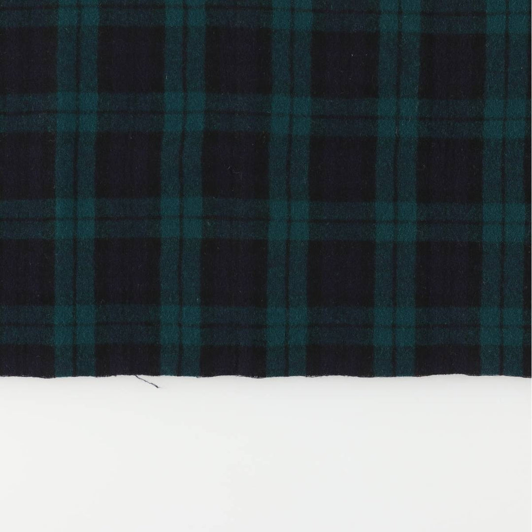 Vintage 1960'S Pendleton Blackwatch Check Wool Scarf wool Green type dark green Vintage Second Hand