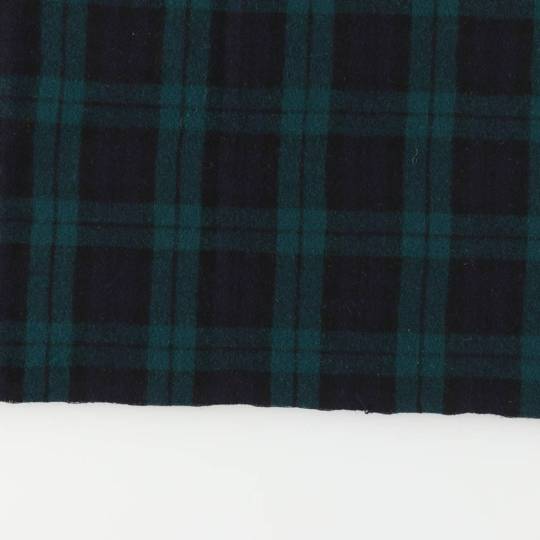 Vintage 1960'S Pendleton Blackwatch Check Wool Scarf wool Green type dark green Vintage Second Hand